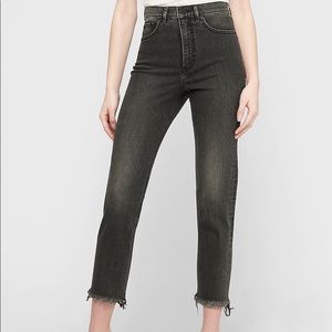 Express super high waisted mom jeans